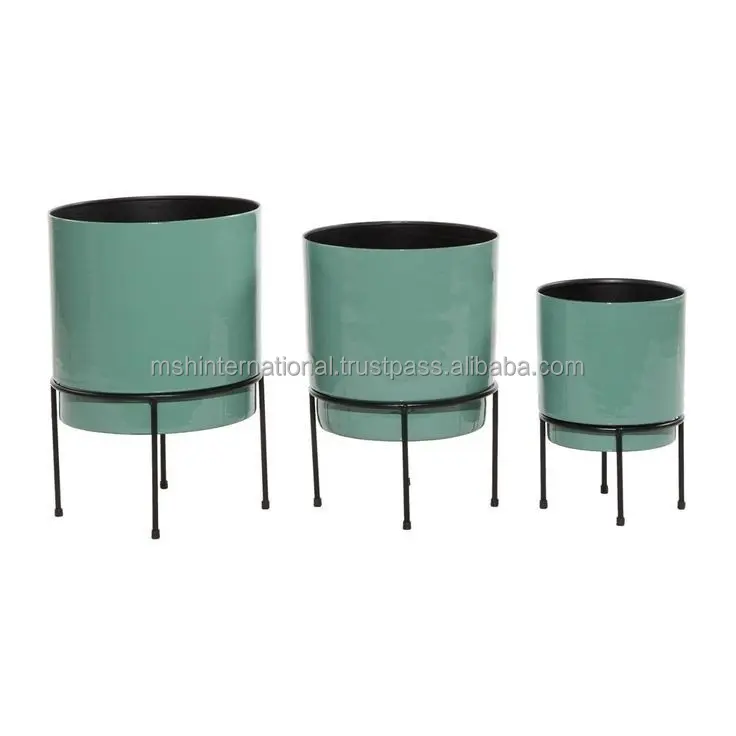 Wholesaler Of Metal Planter Premium Quality Handmade Planter Pots Round Shape Decorative Fancy metal Planter