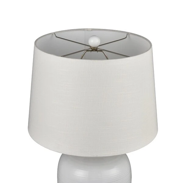 Peli 28'' High 1-Light Table Lamp - White