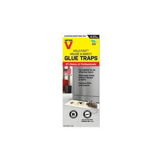 Victor Hold-Fast Disposable Mouse and Insect Glue Board Traps (4-Pack) M182