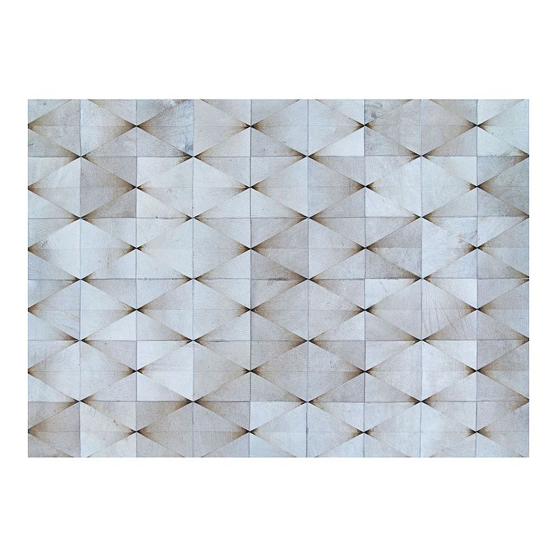 Couristan Chalet Diamondback Cowhide Leather Area Rug