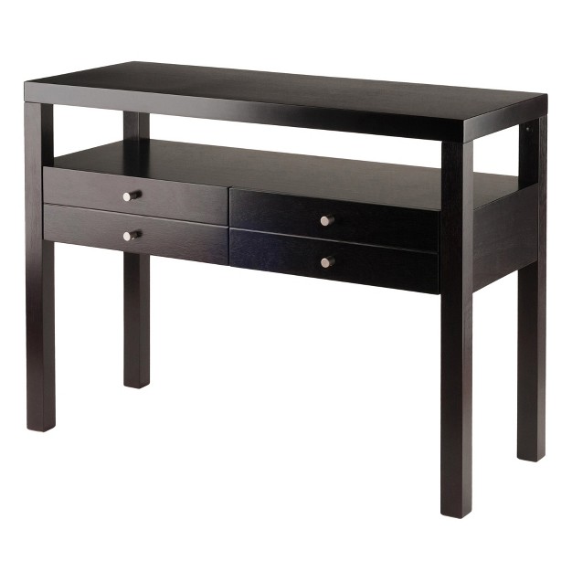 Copenhagen Console Table Espresso Winsome