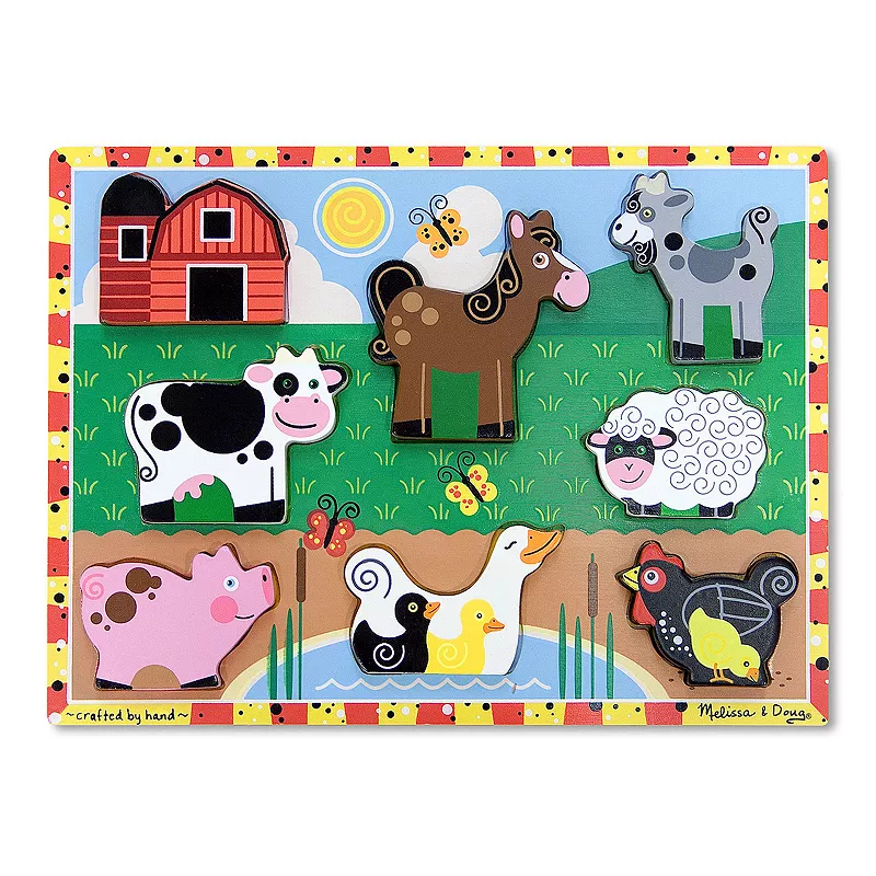 Melissa and Doug Farm Chunky Puzzle