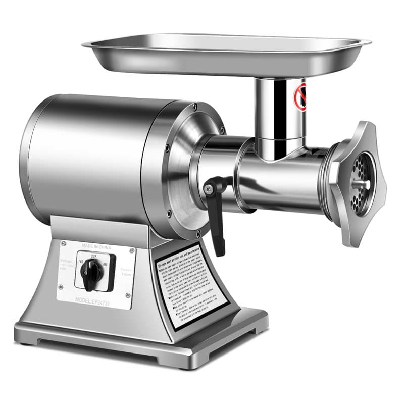 Heavy Duty 550LB/h 1100W Commercial Grade Meat Grinder Stainless Steel Electric Food Grinder Processer