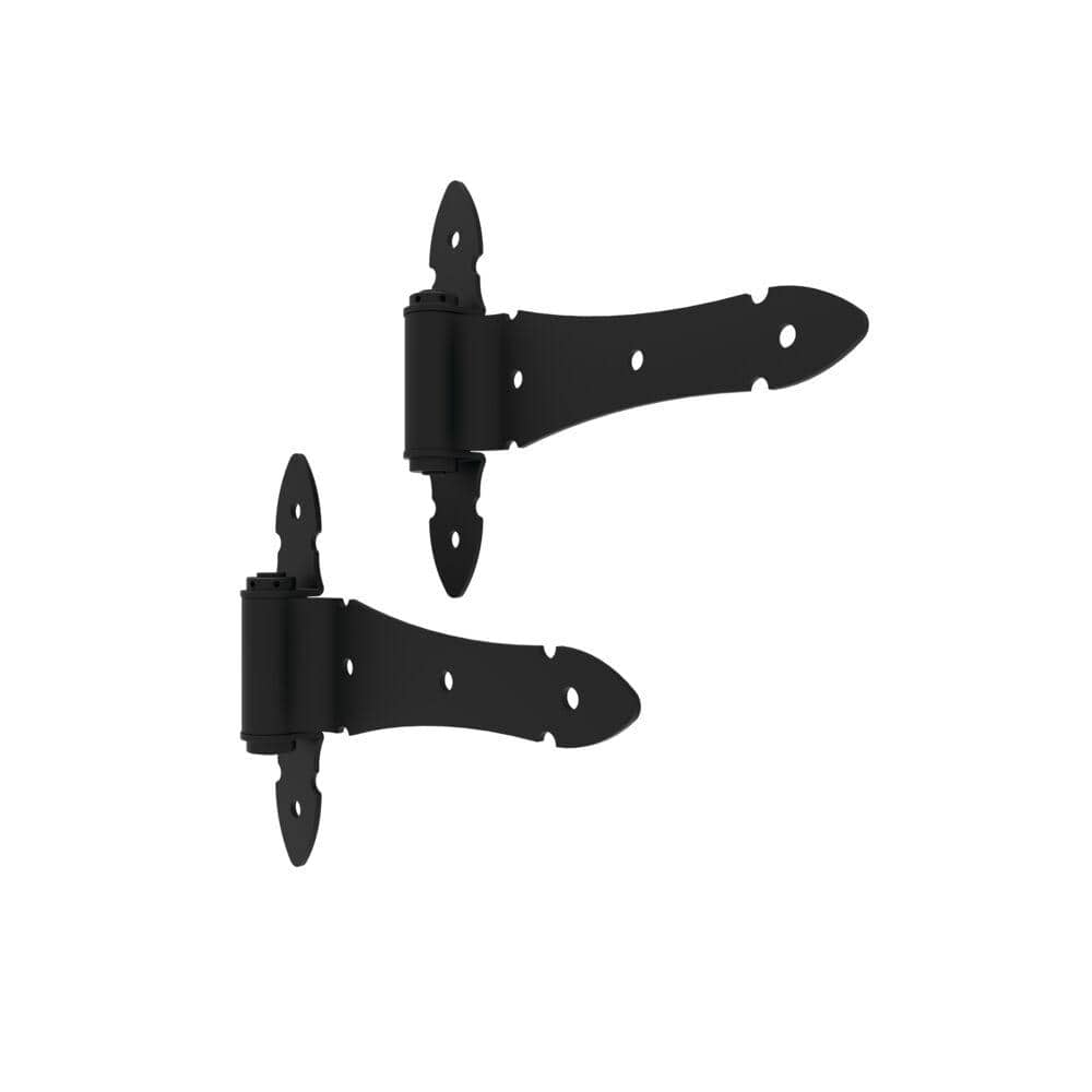 Barrette Outdoor Living 8 in. Heavy-Duty Ornamental T-Hinge (2-Pack) 73014325