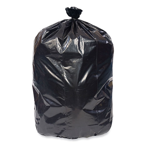 Pitt Plastics Eco Strong Plus Can Liners | 40 gal， 1.35 mil， 40 x 46 Black， 100