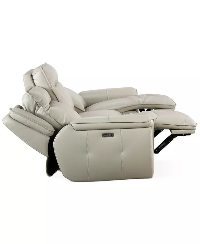 Furniture Lenardo 3-Pc. Leather Sofa with 2 Power Motion Recliners