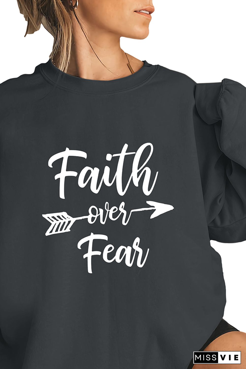 Faith over Fear Sweatshirt Wholesale