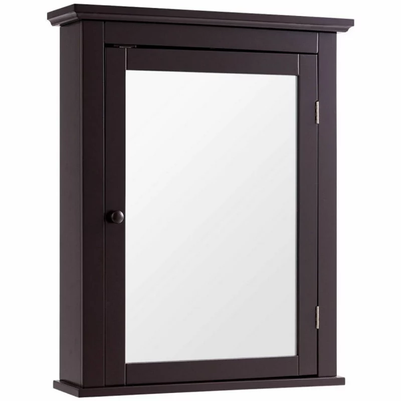 Hivago Bathroom Wall Mounted Storage Mirror Medicine Cabinet