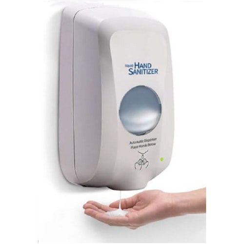 Value Series Wall Mount Automatic Hand Sanitizer Dispenser， White