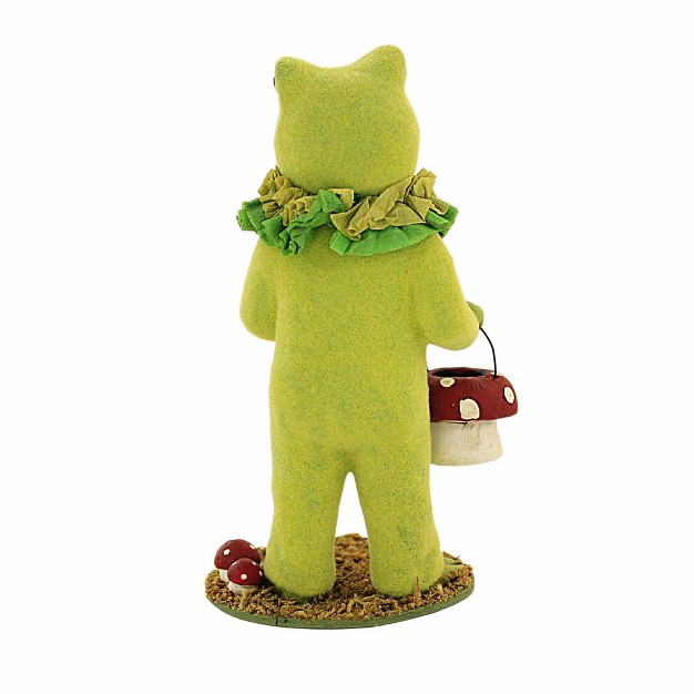 Bethany Lowe Dressed Up Ollie Frog One Figurine 5 0 Inches Halloween Trick Or Treating Td2222 Polyresin Green