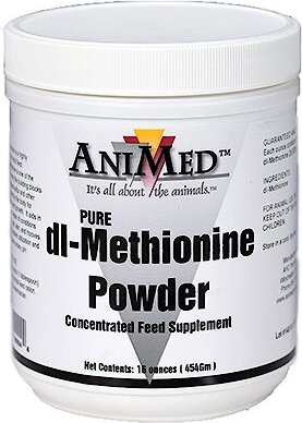 AniMed Di-Methionine Powder Horse Supplement，  16-oz tub