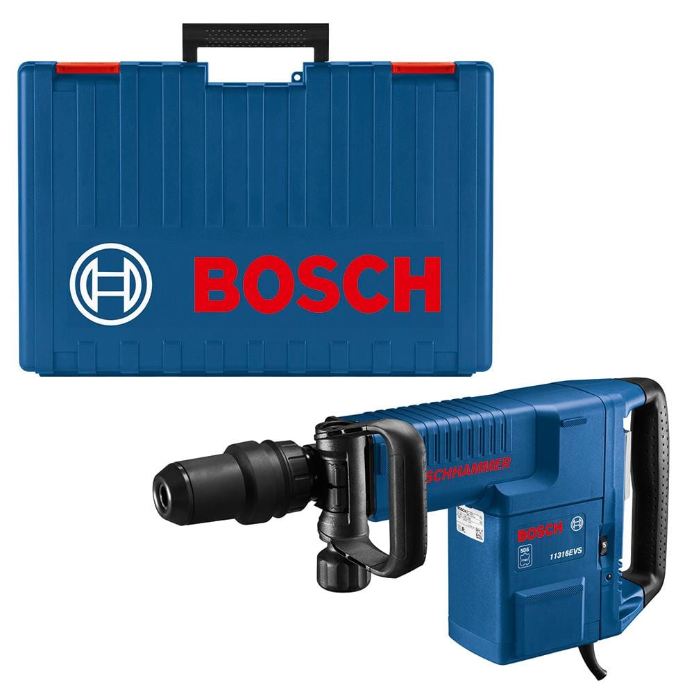 Bosch 14 Amp 1-9/16 in. Corded Variable Speed SDS-Max Concrete Demolition Hammer with Carrying Case 11316EVS