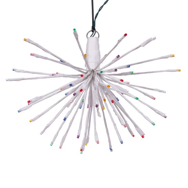 Vickerman 80Lt x 16 White Starburst MultiColored 5mm LED Wide Angle Lights