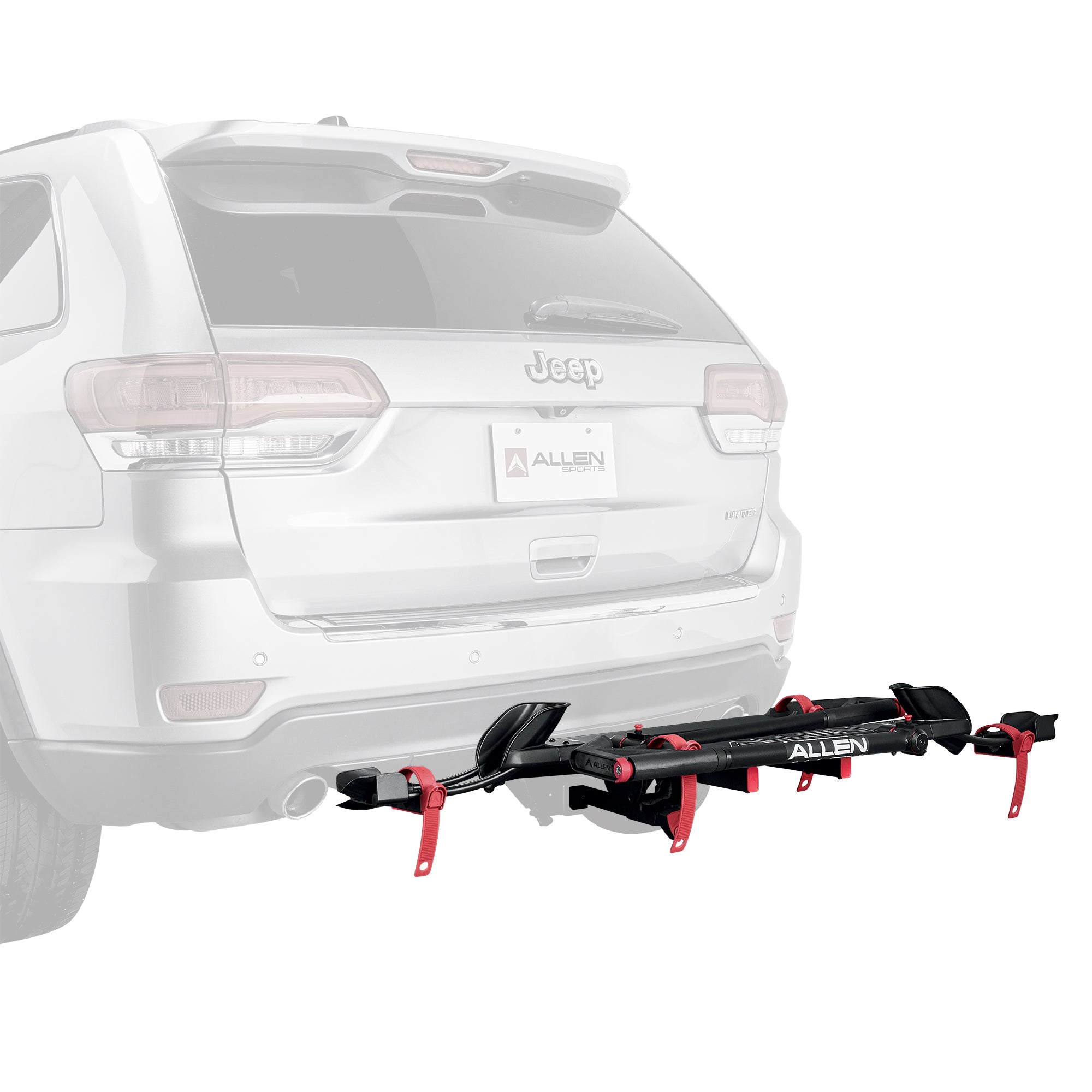 Allen Sports Premier Locking 2-Bike Carrier - Easy Load Tray Style for 1 1/4