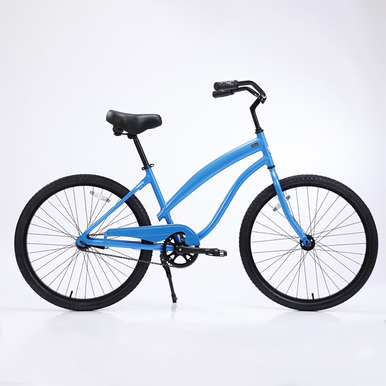 Wholesale high quality blue color customized two wheels city bike customized steel fork lightweight popular beach cruiser bike