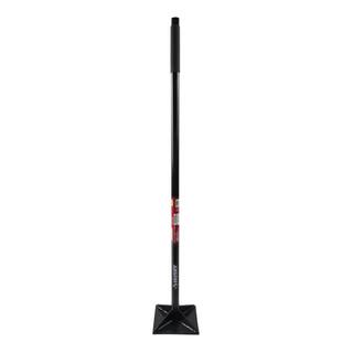Husky 8 in. x 8 in. Steel Handle Tamper with Grip 618020
