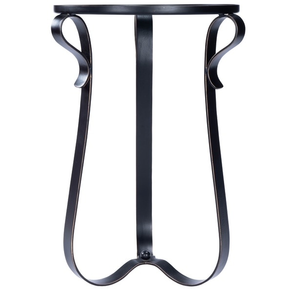 Butler Oddrya Metal and Glass End Table