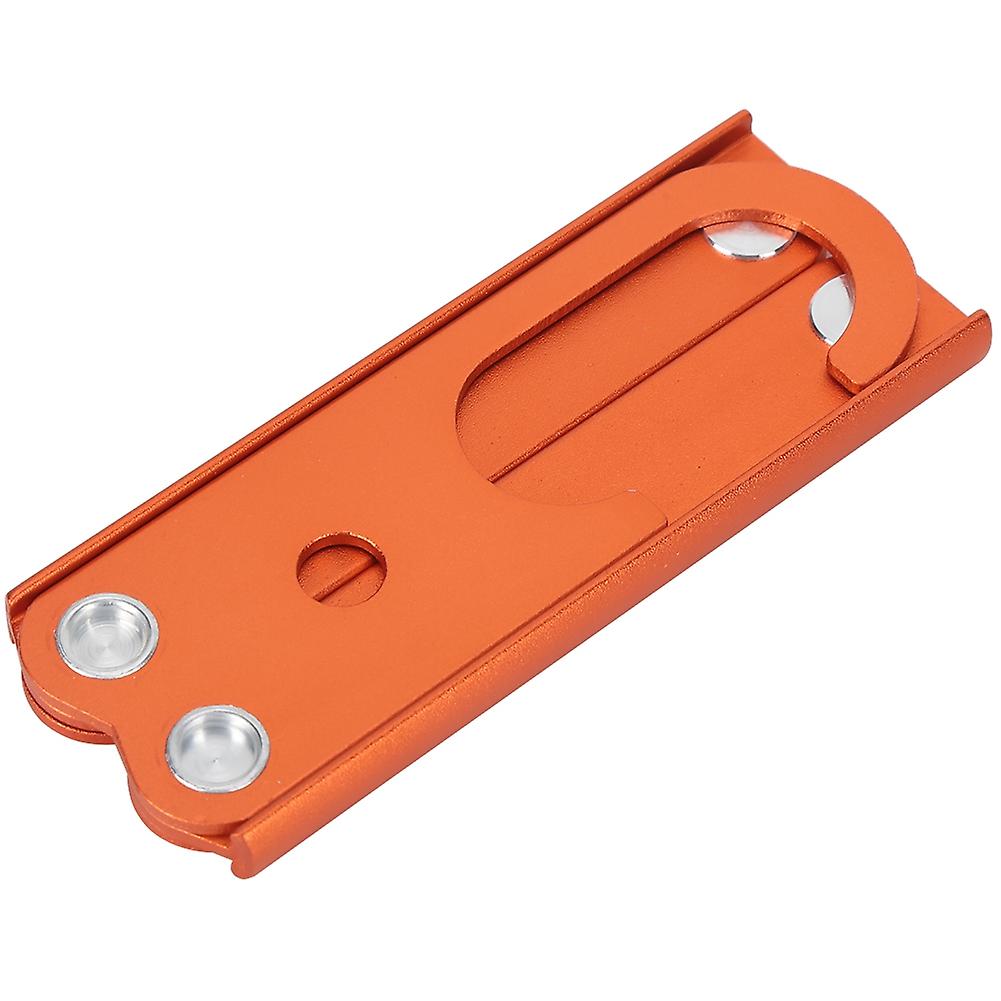 Aluminum Alloy Outdoor Folding Multifunction Hanger Non Slip Portable Drying Rack(orange)