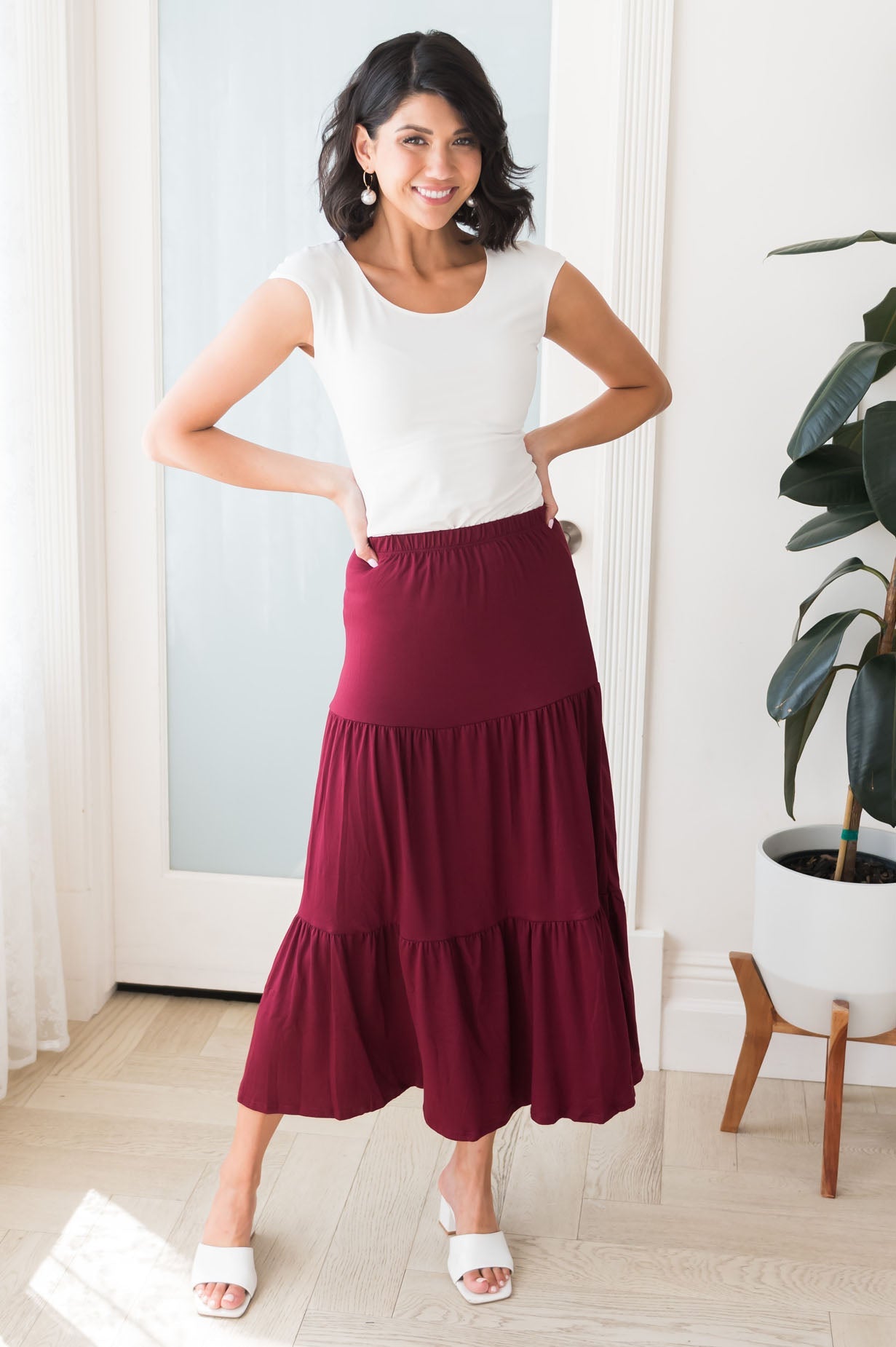 Autumn Delight Modest Maxi Skirt