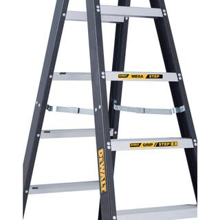 DW 4 ft. Fiberglass Step Ladder 8.5 ft. Reach Height Type 1A - 300 lbs. Expanded Work Step and Impact Absorption System DXL3030-04