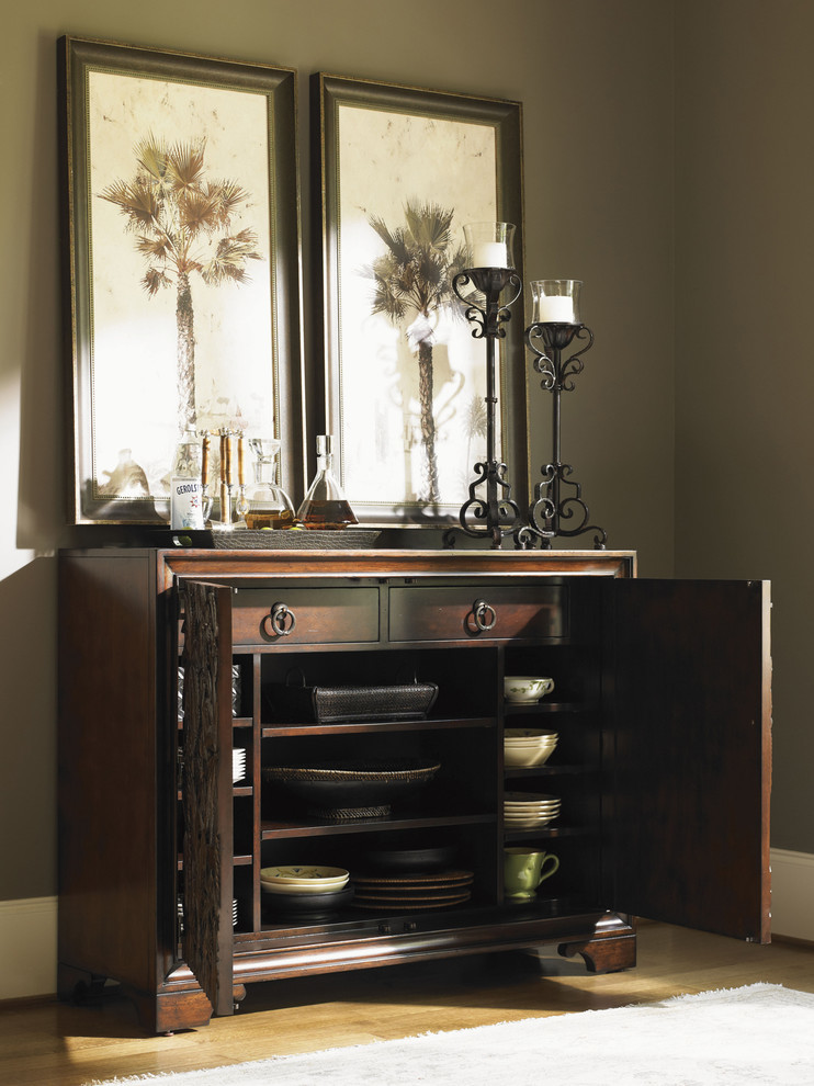 Balboa Carved Door Chest   Tropical   Accent Chests And Cabinets   by Homesquare  Houzz