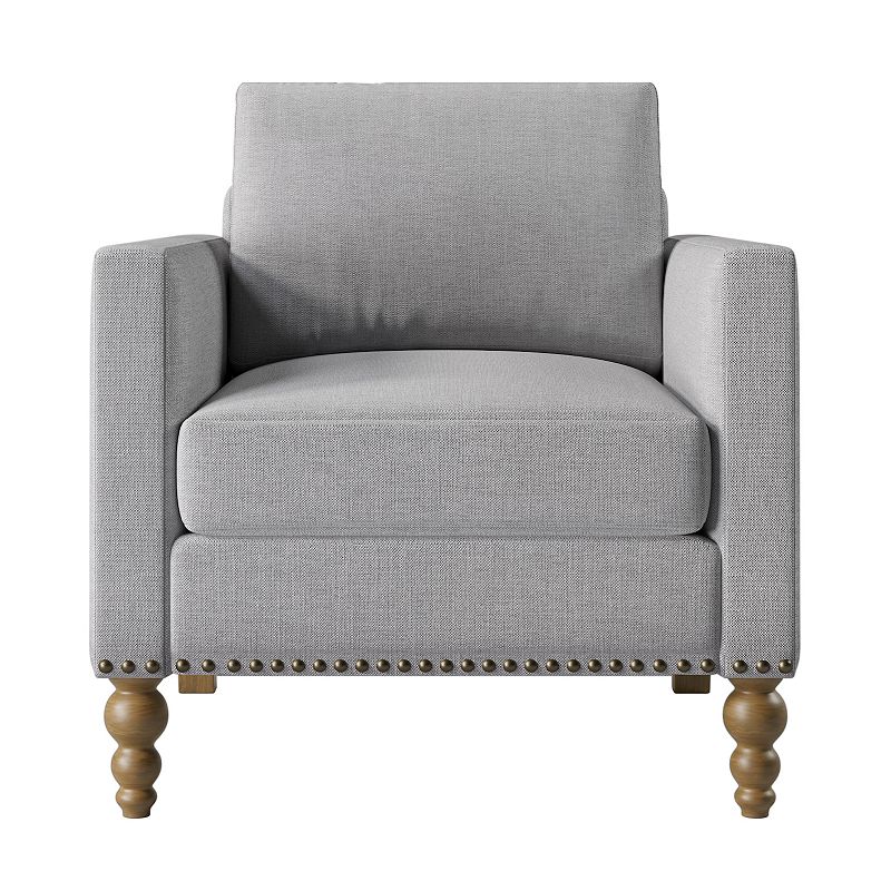 Merax Classic Linen Armchair Accent Chair