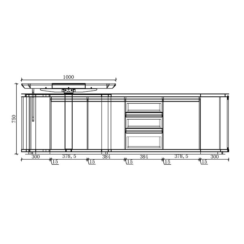 LUCA Sit & Stand Executive Desk with Electric Lift and Reversible Return 240cm - Hazelnut & Grey