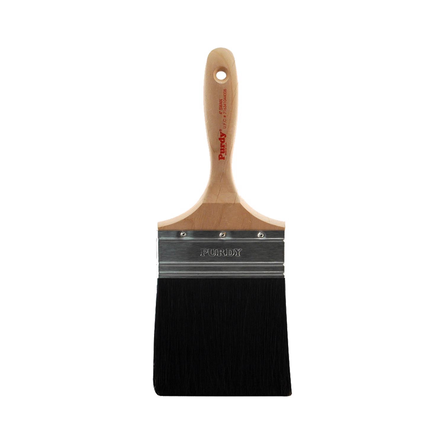 Purdy Black Bristle Swan 4 in. Flat Paint Brush