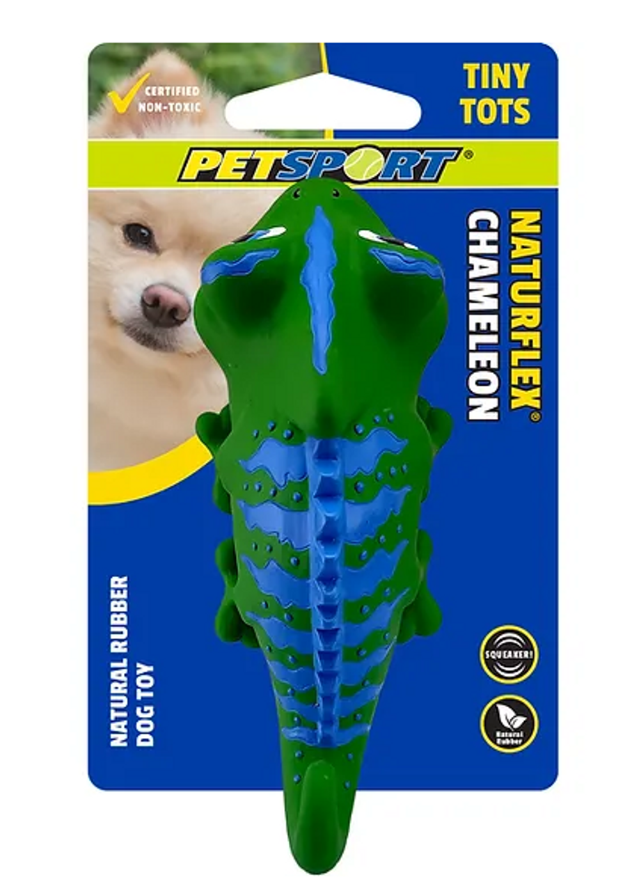 PetSport Naturflex Tiny Tots Chameleon Dog Toy