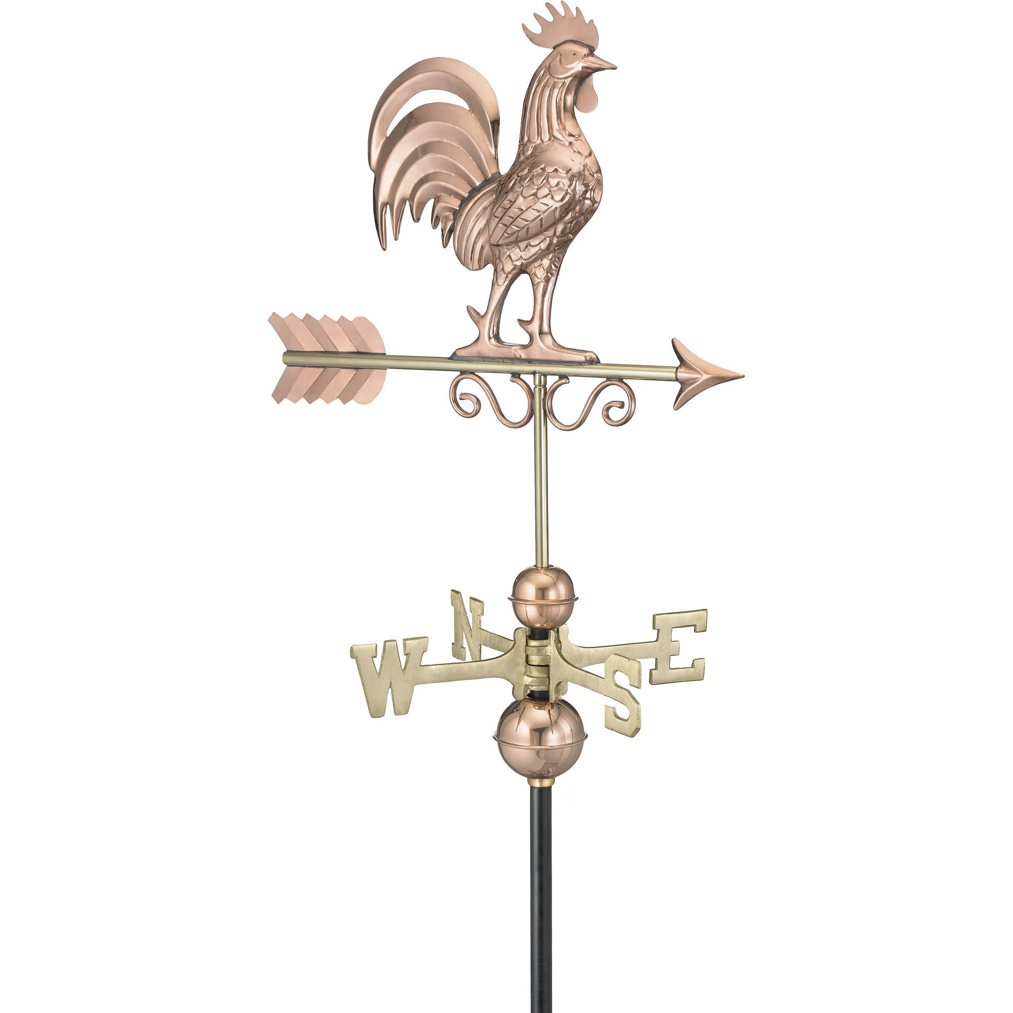 Bantam Rooster Weathervane - Polished Copper by Good Directions