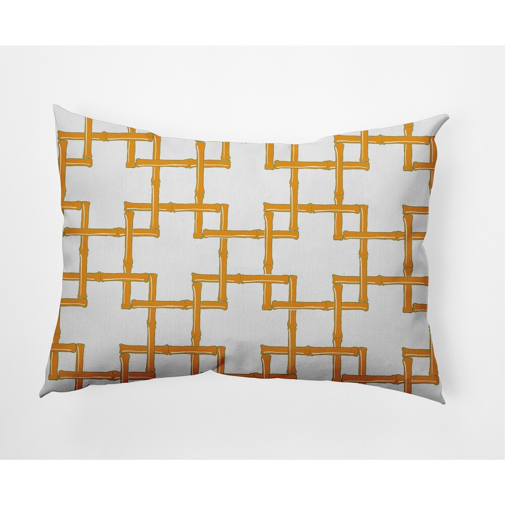 Bamboo Indoor/Outdoor Throw Pillow