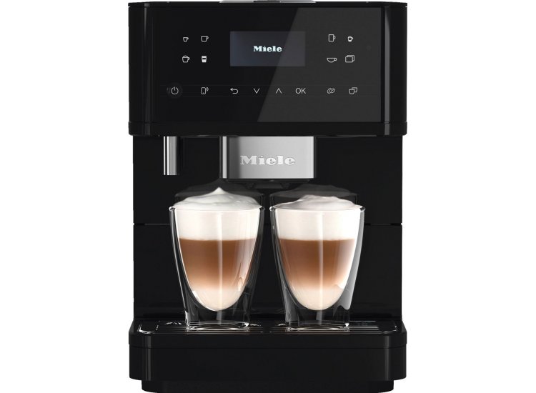 Miele CM 6160 MilkPerfection Obsidian Black Countertop Coffee Machine