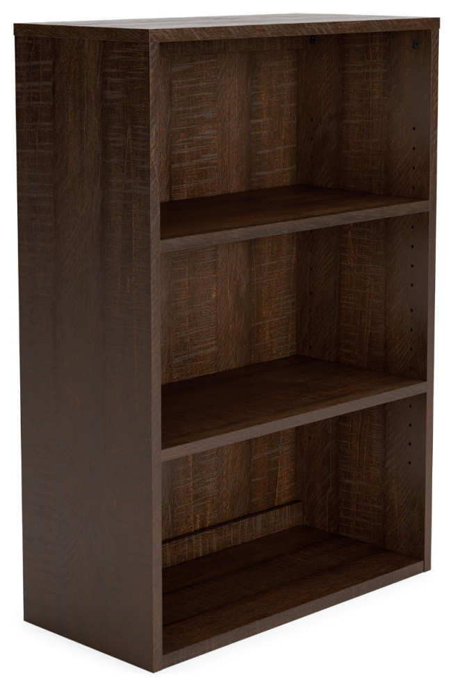 Camiburg Warm Brown Medium Bookcase   Transitional   Bookcases   by Ashley Furniture Industries  Houzz