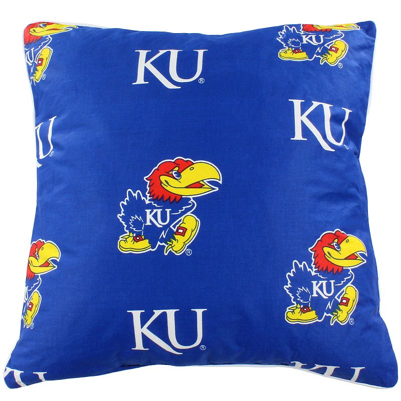 College Covers Kansas Jayhawks 16 Decorative Pillow Set