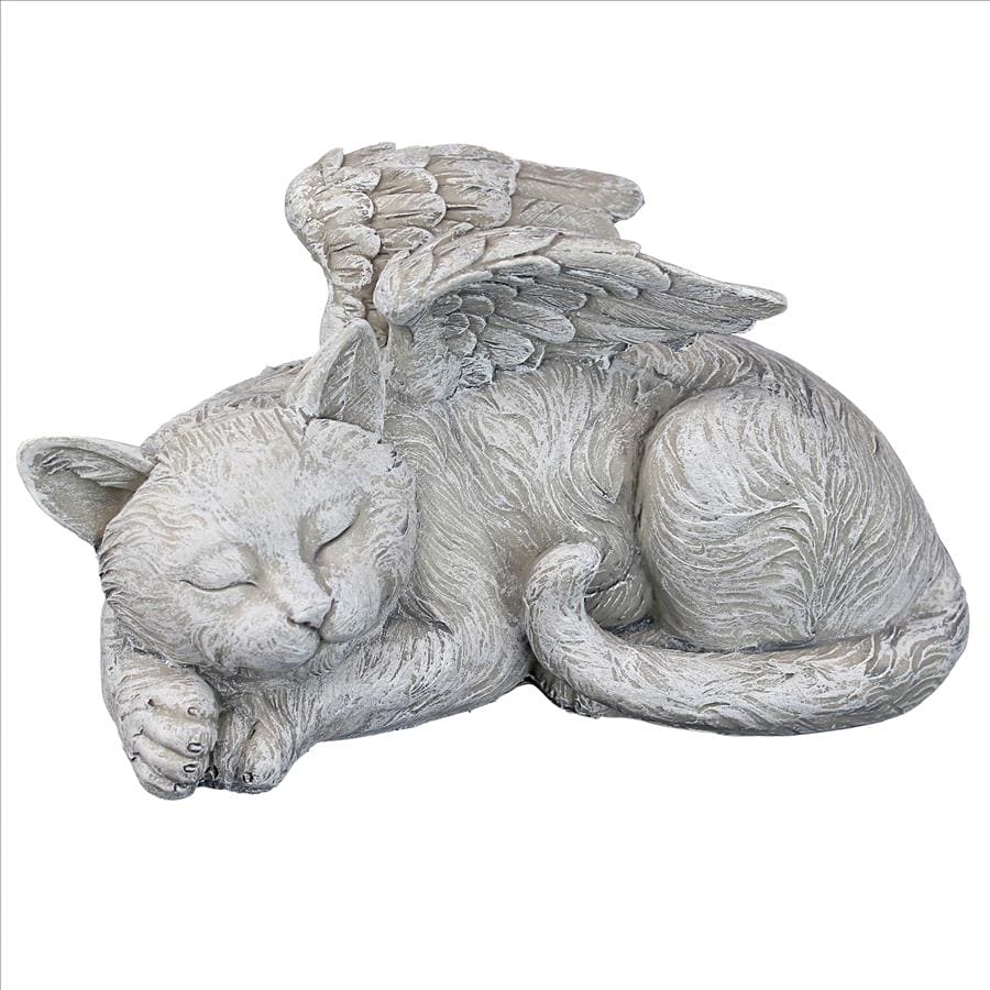 Cat Memorial Angel Pet Statue by Design Toscano