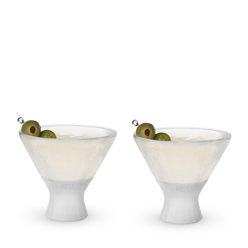 Glass FREEZE Martini Glass (set of two) by HOST   4.5\