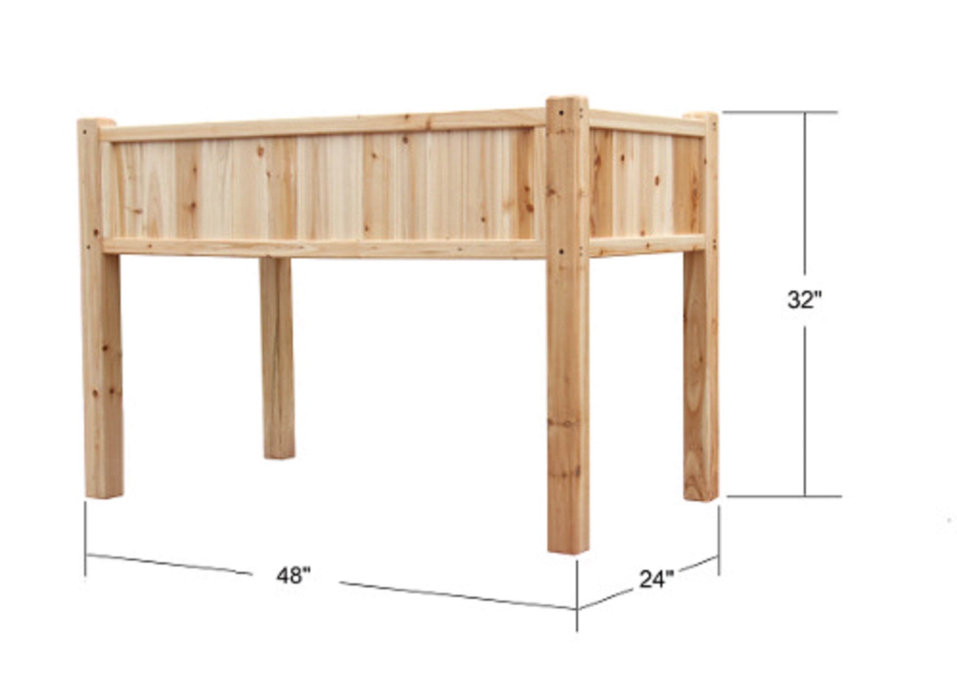 Timber Valley Cedar Elevated Garden Bed