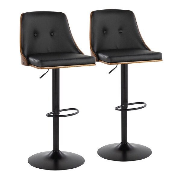 Carson Carrington Oscar Adjustable Height Bar Stool (Set of 2)