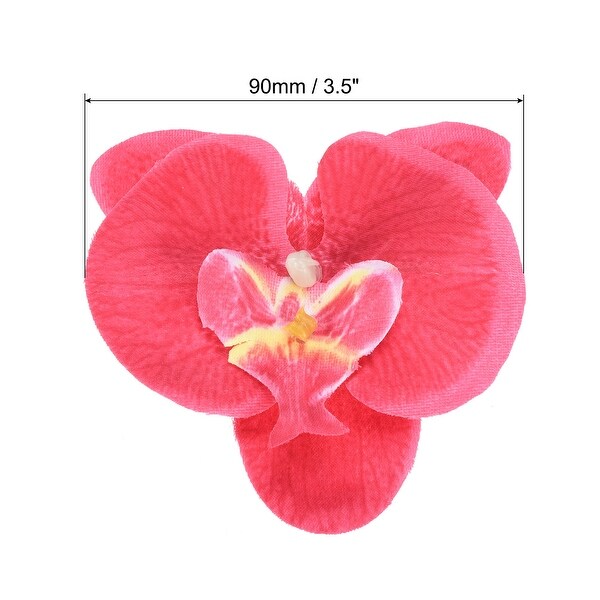 20Pcs Artificial Silk Butterfly Orchid Flower Heads for Wedding Decor