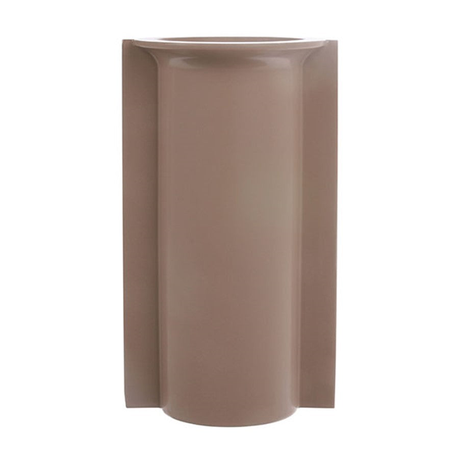 Molding shape vase - matte mocha