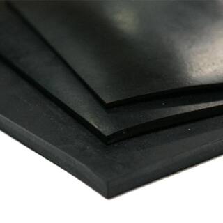 Rubber-Cal Neoprene 12 in. x 36 in. x 120 in. Commercial Grade - 70A Rubber Sheet 20-103-0500-36-120