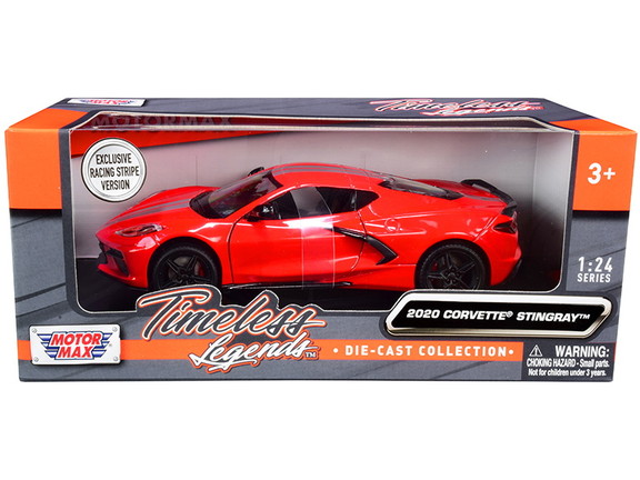 Motormax 2020 Chevrolet Corvette C8 Stingray Orang...