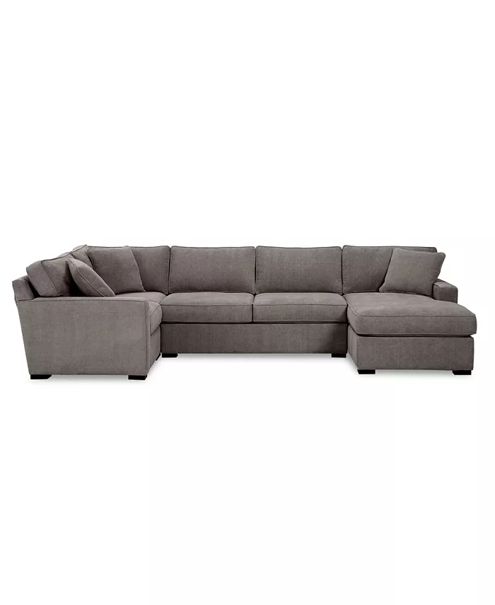 Furniture Radley 4-Pc. Fabric Chaise Sectional Sofa with Corner Piece