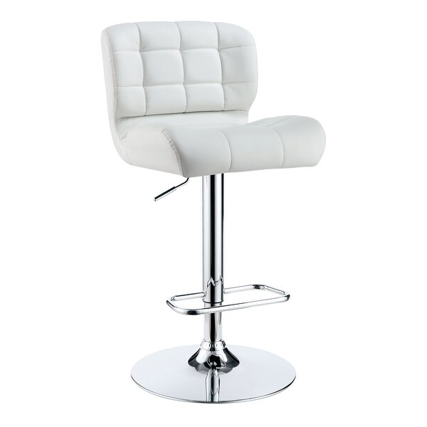 Furniture of America Beas Contemporary Swivel Bar Chair (Set of 2)