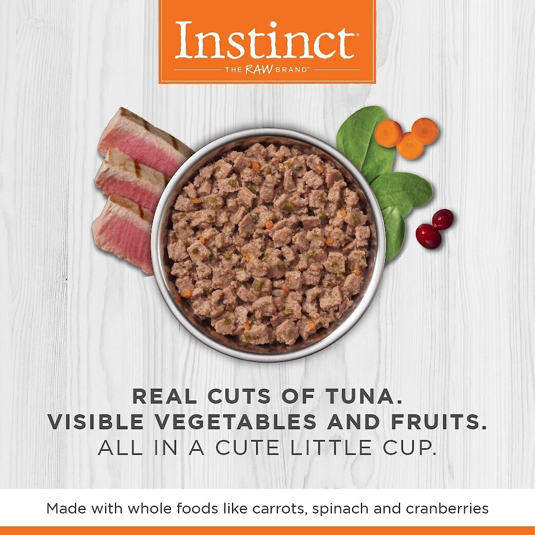 Instinct Grain-Free Minced Recipe with Real Tuna Wet Cat Food Cups