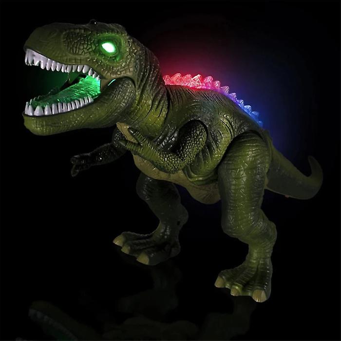 Stuff Certified® RC T-Rex Dinosaur with Remote Control - Tyrannosaurus Rex Controllable Toy Robot Green