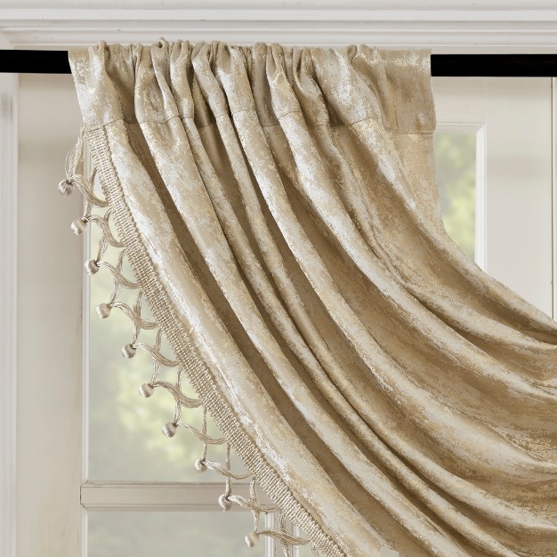 Aurora Jacquard Window Valance Gold Sunsmart