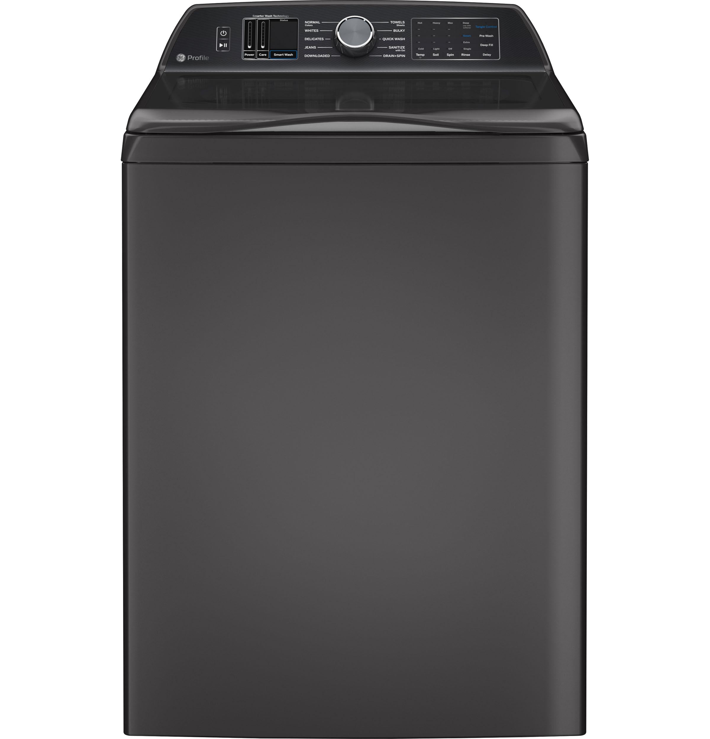 Ge Appliances PTW700BPTDG Ge Profile™ 5.4 Cu. Ft. Capacity Washer With Smarter Wash Technology And Flexdispense™