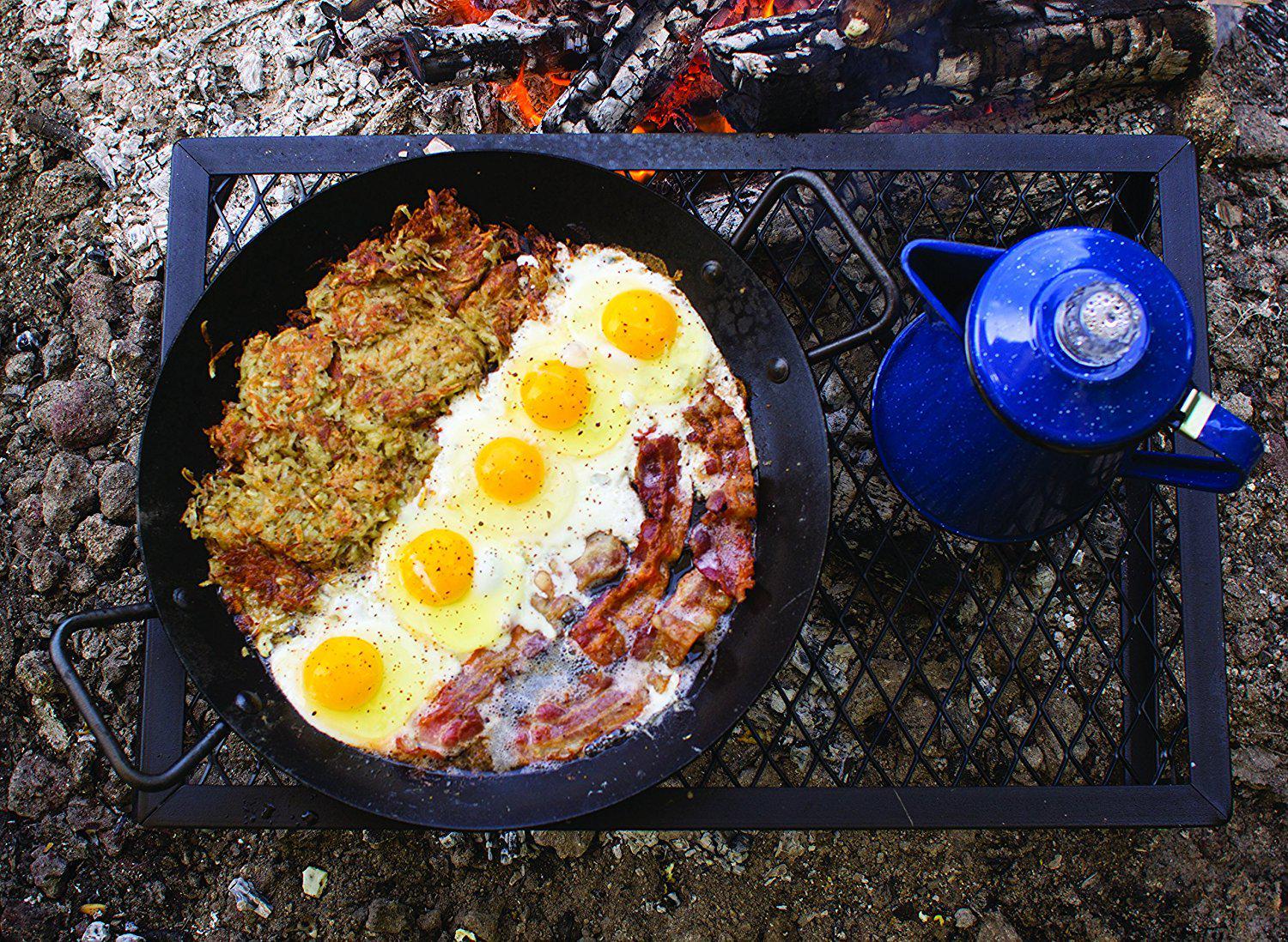 Lodge CRS15 PreSeasoned Carbon Steel Skillet 15inch  Crowdfused