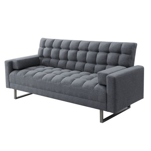 ACME Limosa Adjustable Sofa  Gray Fabric 58260